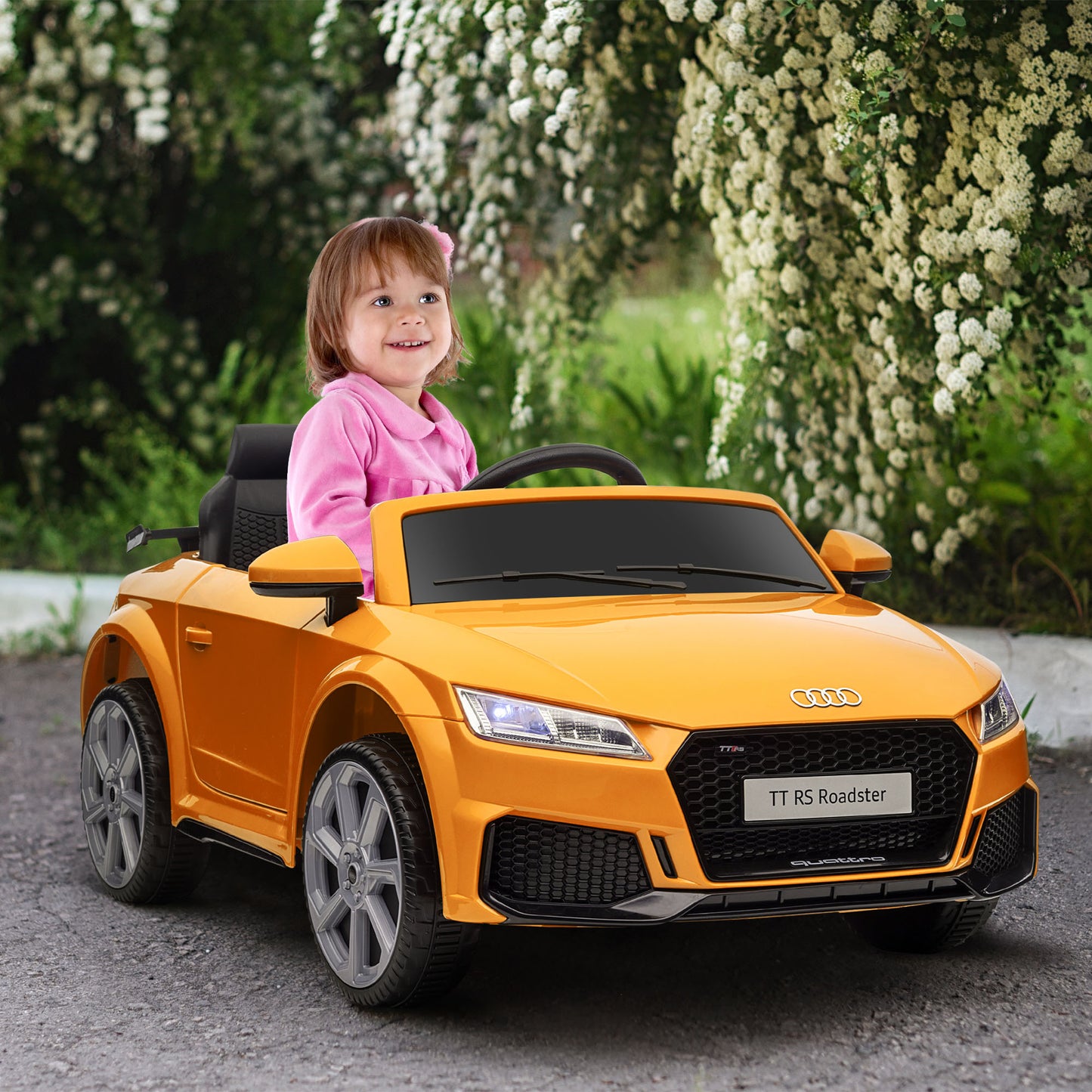 Licensed Audi TT RS 12V Battery Ride-On Car for Kids 3-5 Years with MP3 Player