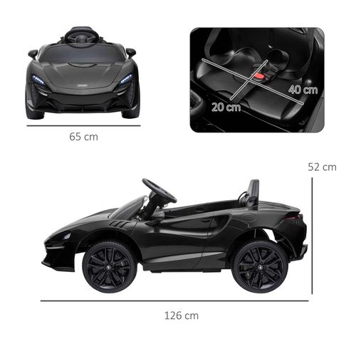 Licensed McLaren 3-6 Years Safe Ride-On Electric Car with Parent Remote Control