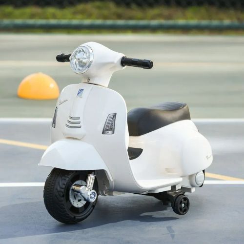 Vespa Licensed 18-36 Months Ride-On Motorcycle with Realistic Features & Safety Design