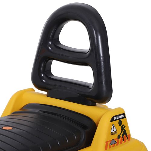 SafeKids 1-3 Years Ride-On Bulldozer with Storage & Scooter Combo