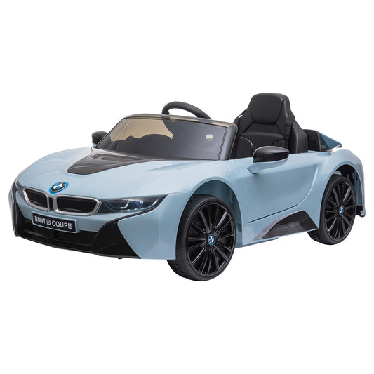 Licensed BMW I8 Coupe 3-8 Years Safe Ride-On Car with Remote Control & Music