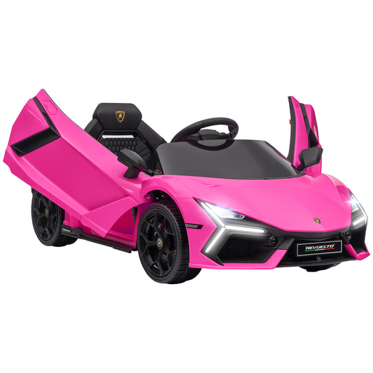 AIYAPLAY 3-8 Years Licensed Lamborghini Revuelto Ride-On Car with Remote Control