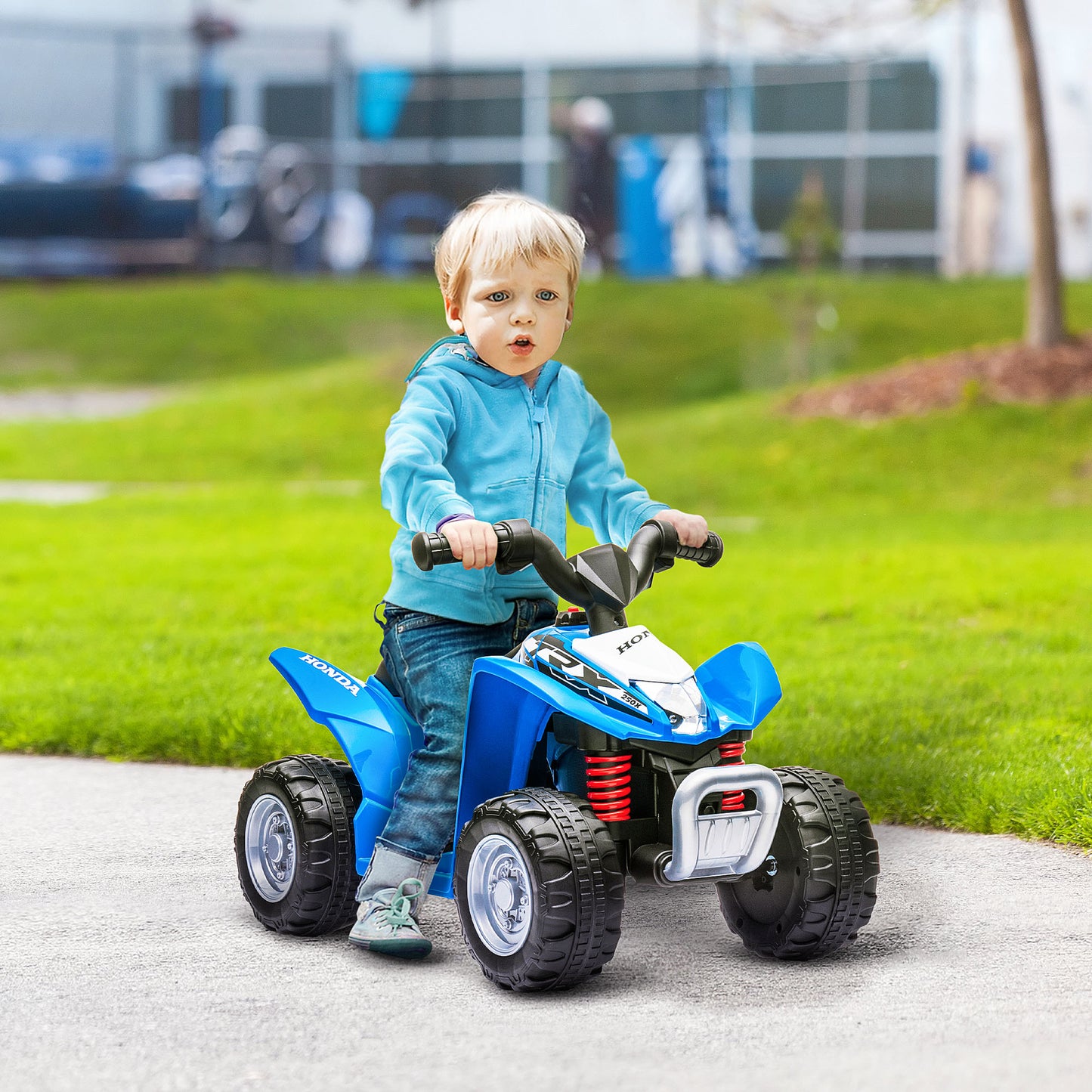 Licensed Honda 1.5-3 Years Safe Ride-On Electric Quad Bike with Realistic Features