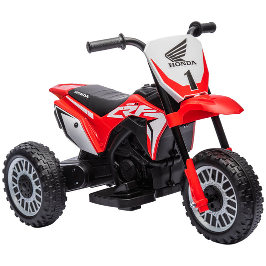 HOMCOM Licensed 3-6 Years Kids Electric Motorbike with Horn & Safety Features