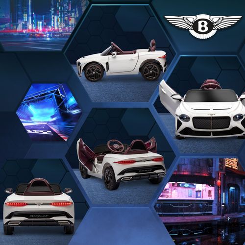 SafeKids 3-5 Years Bentley Bacalar Electric Ride-On Car with Portable Battery