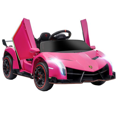Licensed HOMCOM 3-6 Years Electric Ride-On Lamborghini Veneno with Parent Remote Control