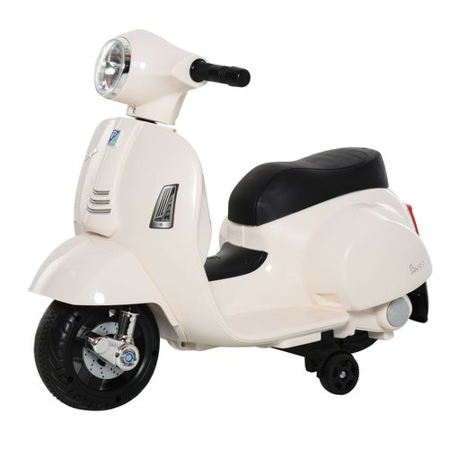 Vespa Licensed 18-36 Months Ride-On Motorcycle with Realistic Features & Safety Design