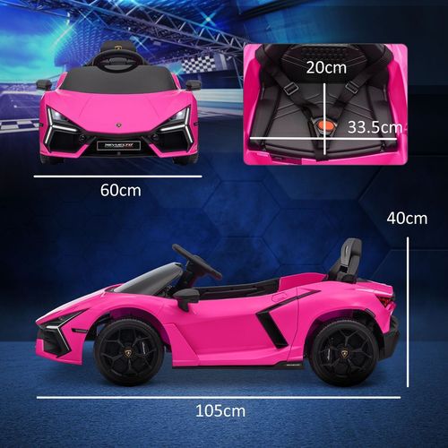 AIYAPLAY 3-8 Years Licensed Lamborghini Revuelto Ride-On Car with Remote Control