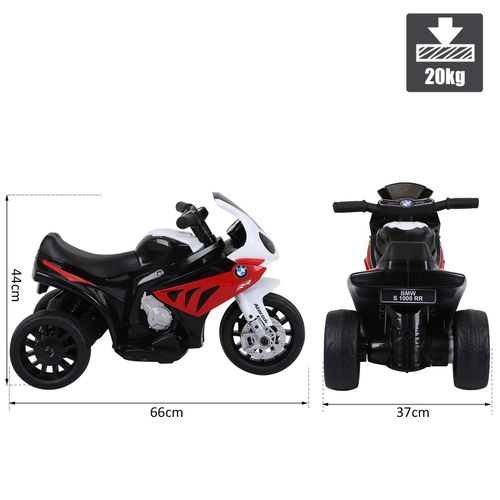 SafeKids 18-36 Months Electric Ride-On BMW Motorcycle with Headlights & Music