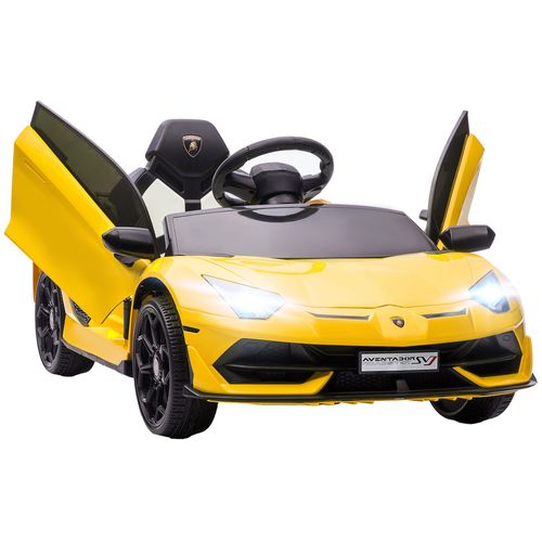 Licensed HOMCOM 3-8 Years Electric Ride-On Lamborghini Aventador with Remote Control