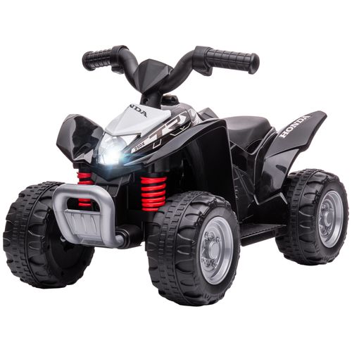 Honda Licensed Kids Electric Quad Bike 6V ATV Ride-On for 1.5-3 Years - Black, Safe & Sturdy!
