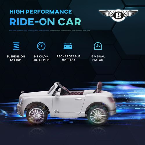 Bentley Mulsanne Licensed 3-6 Years Electric Ride-On Car with Parent Remote Control